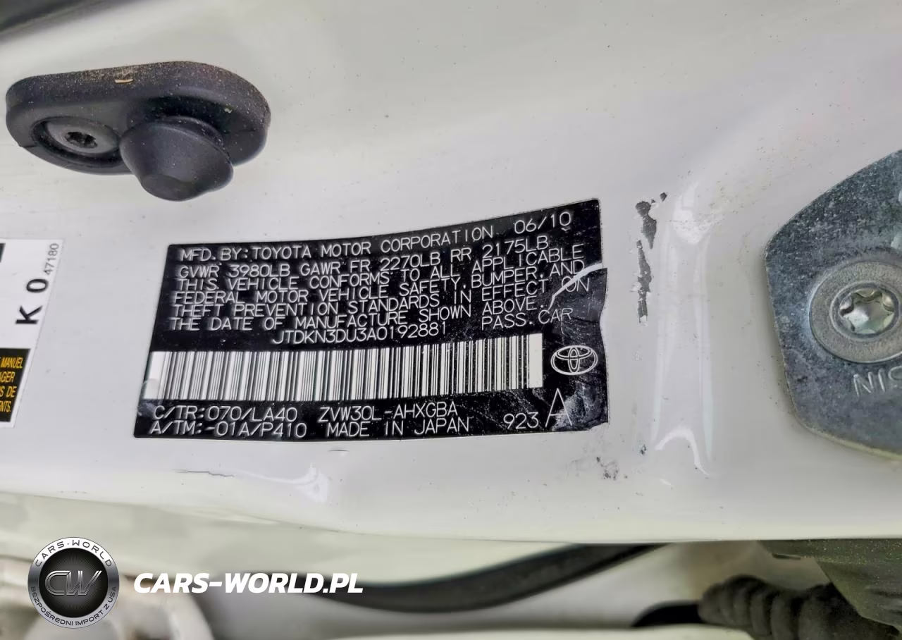 2010 Toyota Prius V VIN:JTDKN3DU3A0192881 - 13
