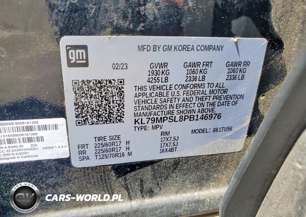 2023 Chevrolet Trailblazer Lt VIN:KL79MPSL8PB146976 - 13