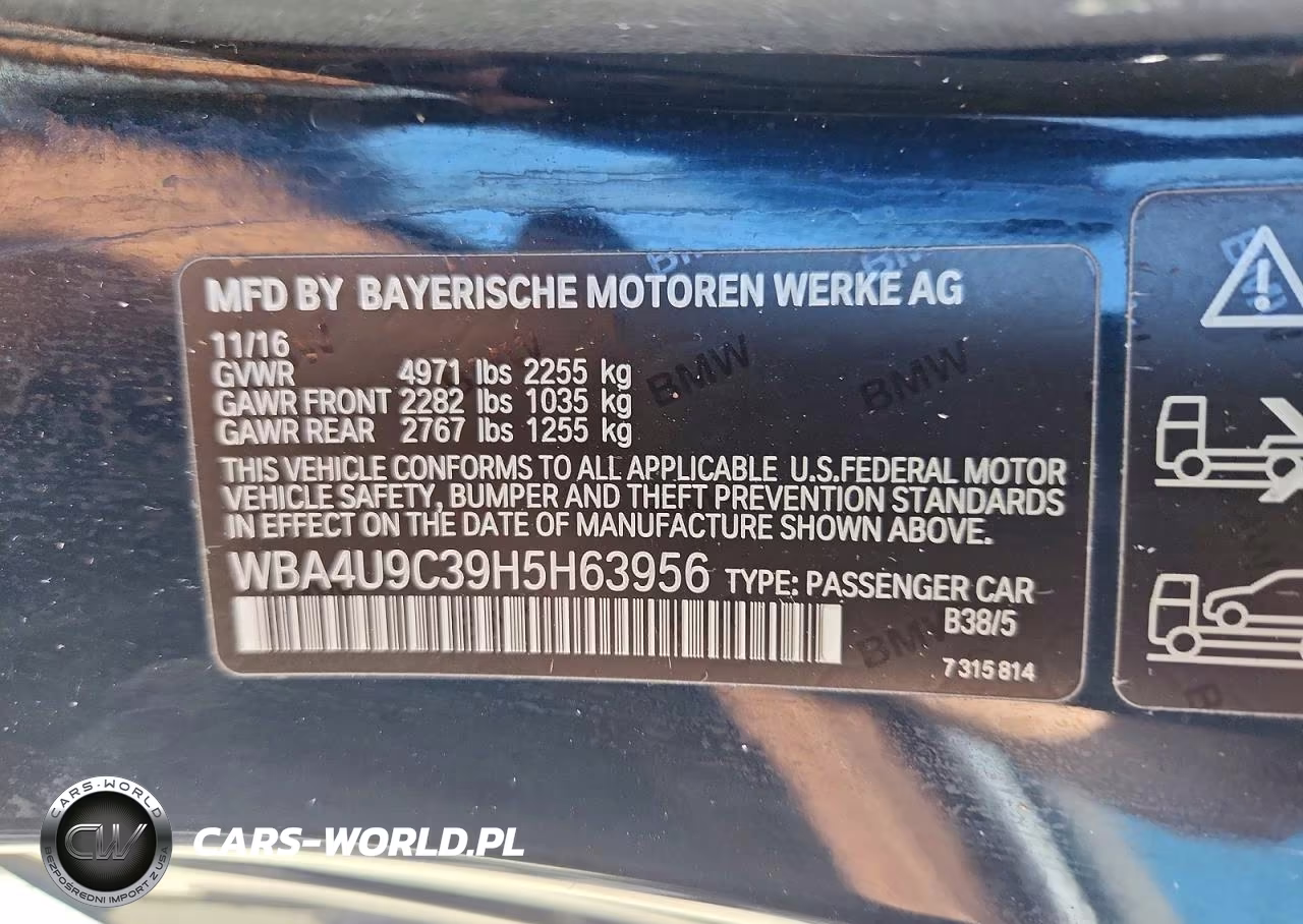 2017 BMW 430Xi VIN:WBA4U9C39H5H63956 - 12