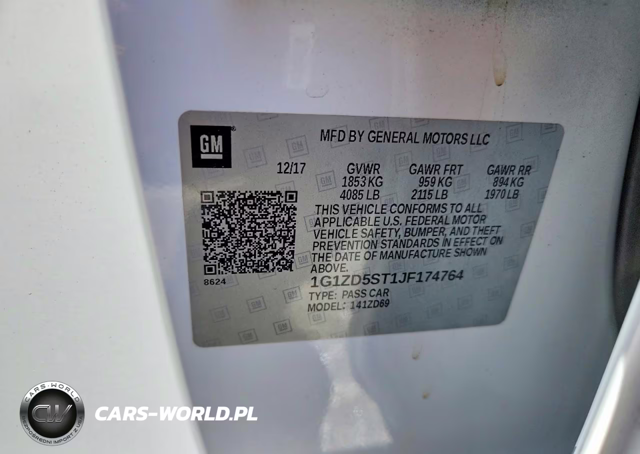 2018 Chevrolet Malibu Lt VIN:1G1ZD5ST1JF174764 - 12