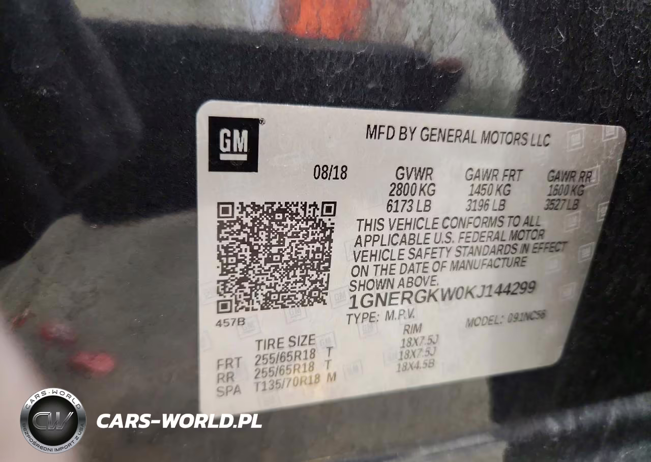 2019 Chevrolet Traverse Lt VIN:1GNERGKW0KJ144299 - 13