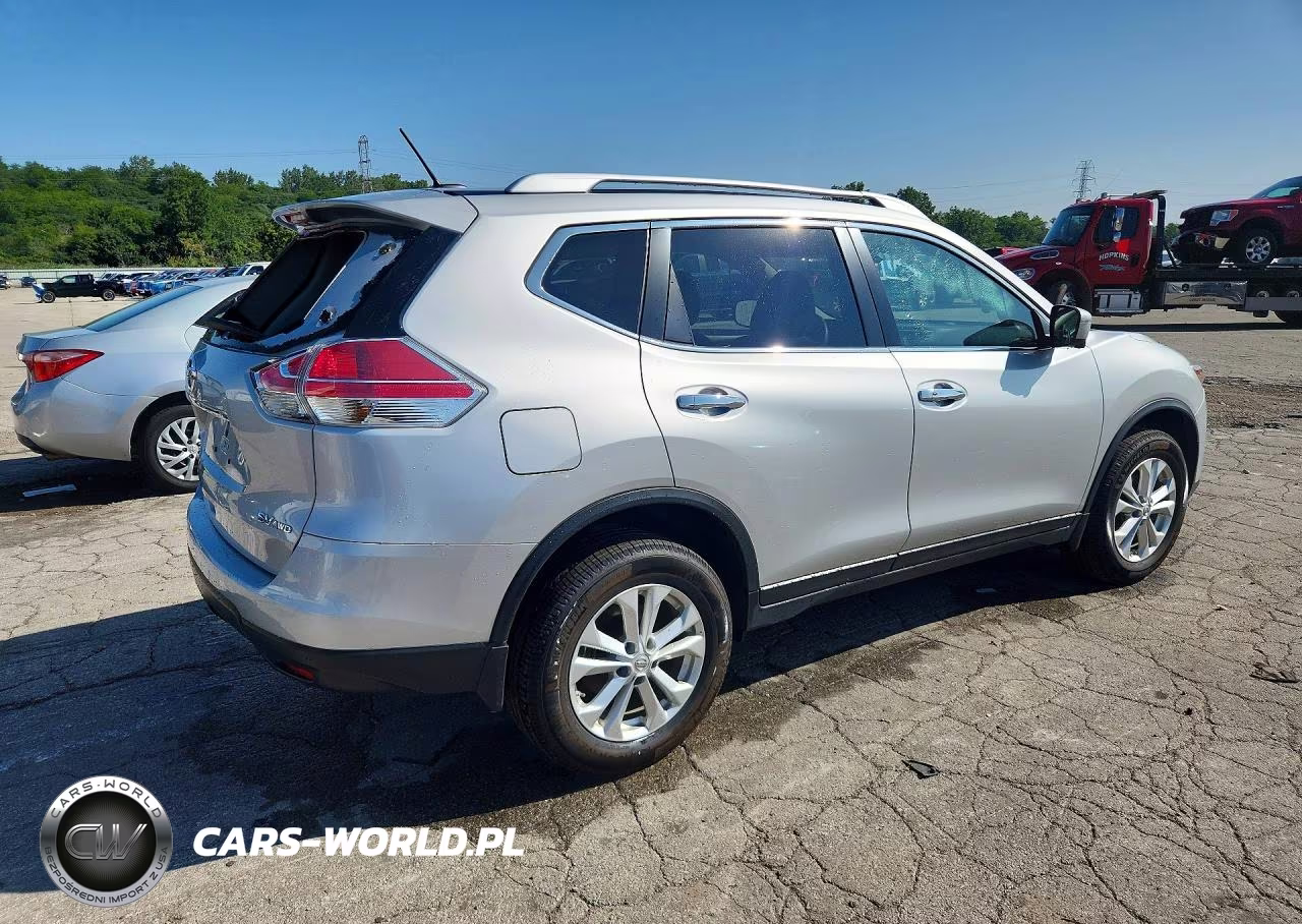 2016 Nissan Rogue Sv VIN:JN8AT2MV3GW145199 - 3