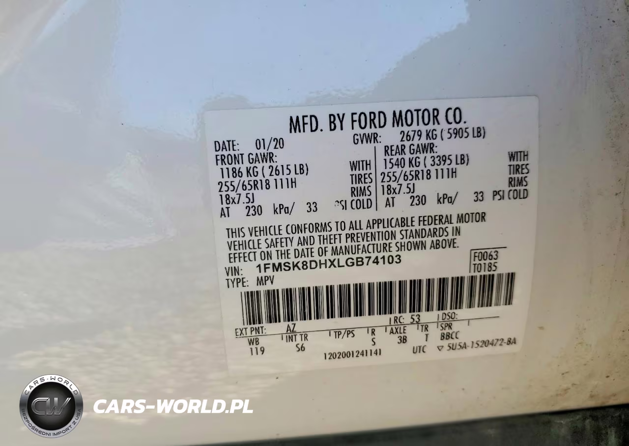 2020 Ford Explorer Xlt VIN:1FMSK8DHXLGB74103 - 13