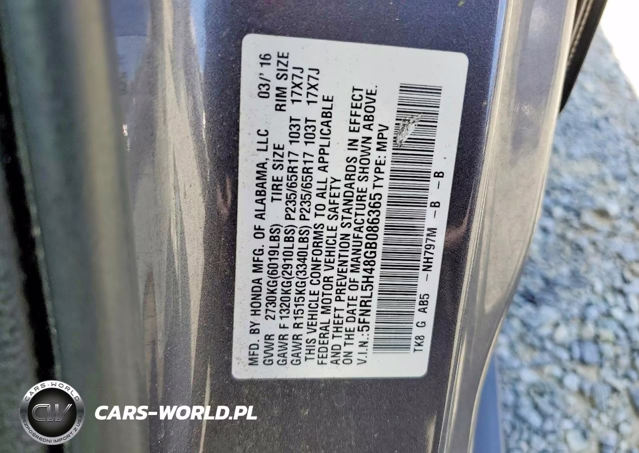 2016 Honda Odyssey Ex VIN:5FNRL5H48GB086365 - 13