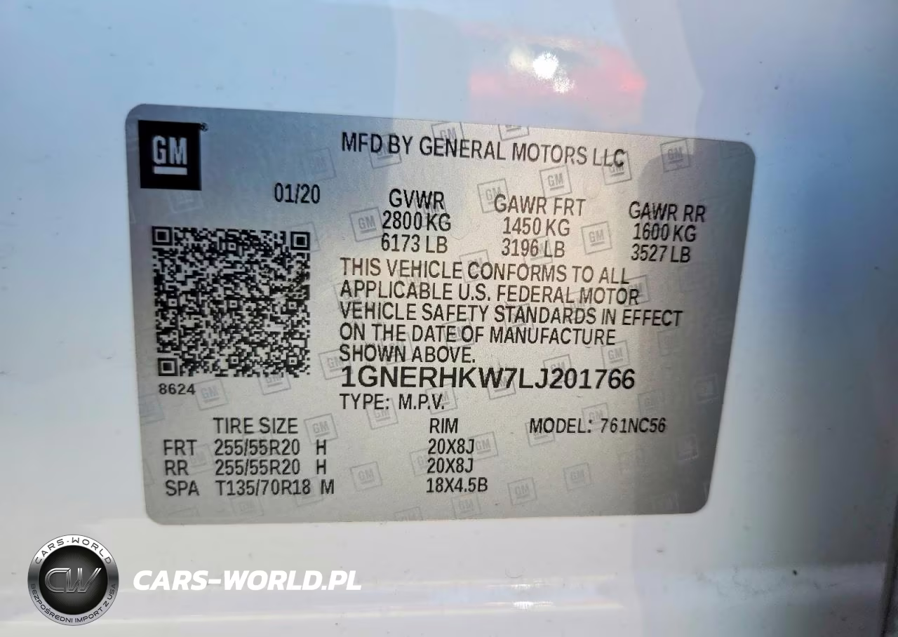 2020 Chevrolet Traverse Lt VIN:1GNERHKW7LJ201766 - 14