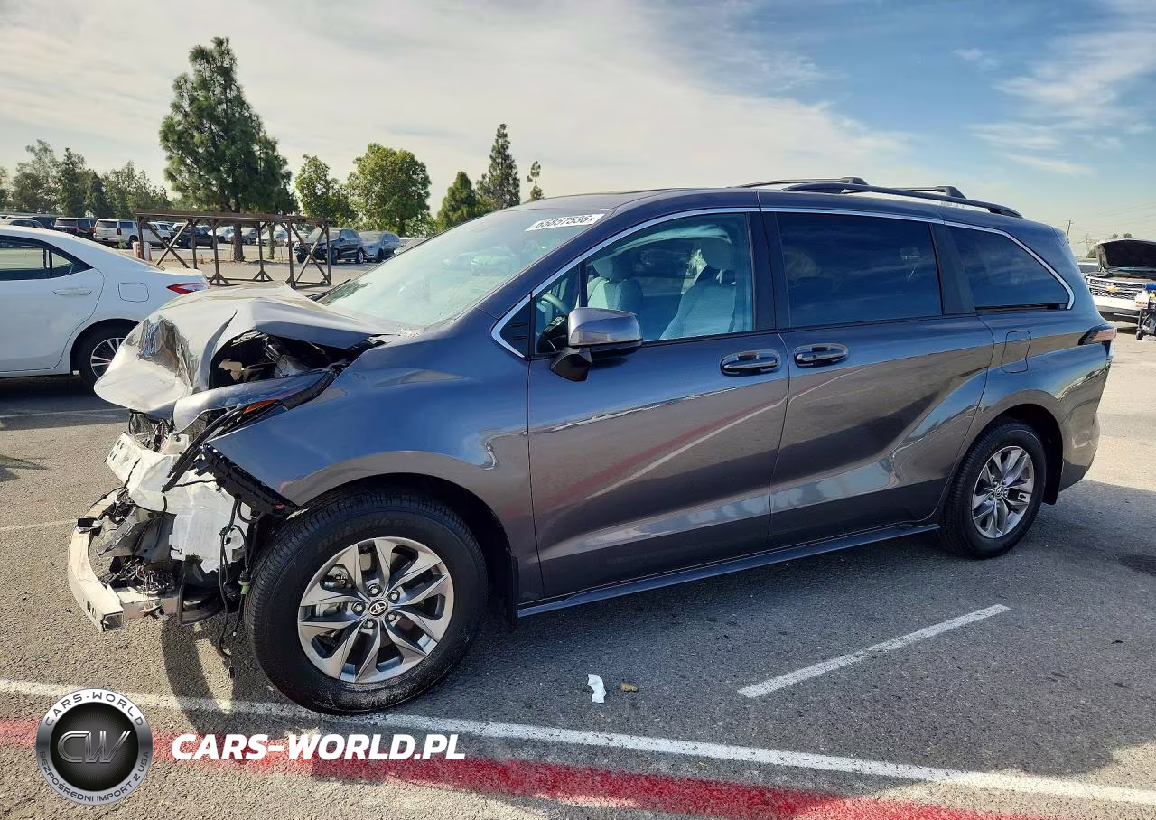 2025 Toyota Sienna Le VIN:5TDBRKEC2SS256167 - 1