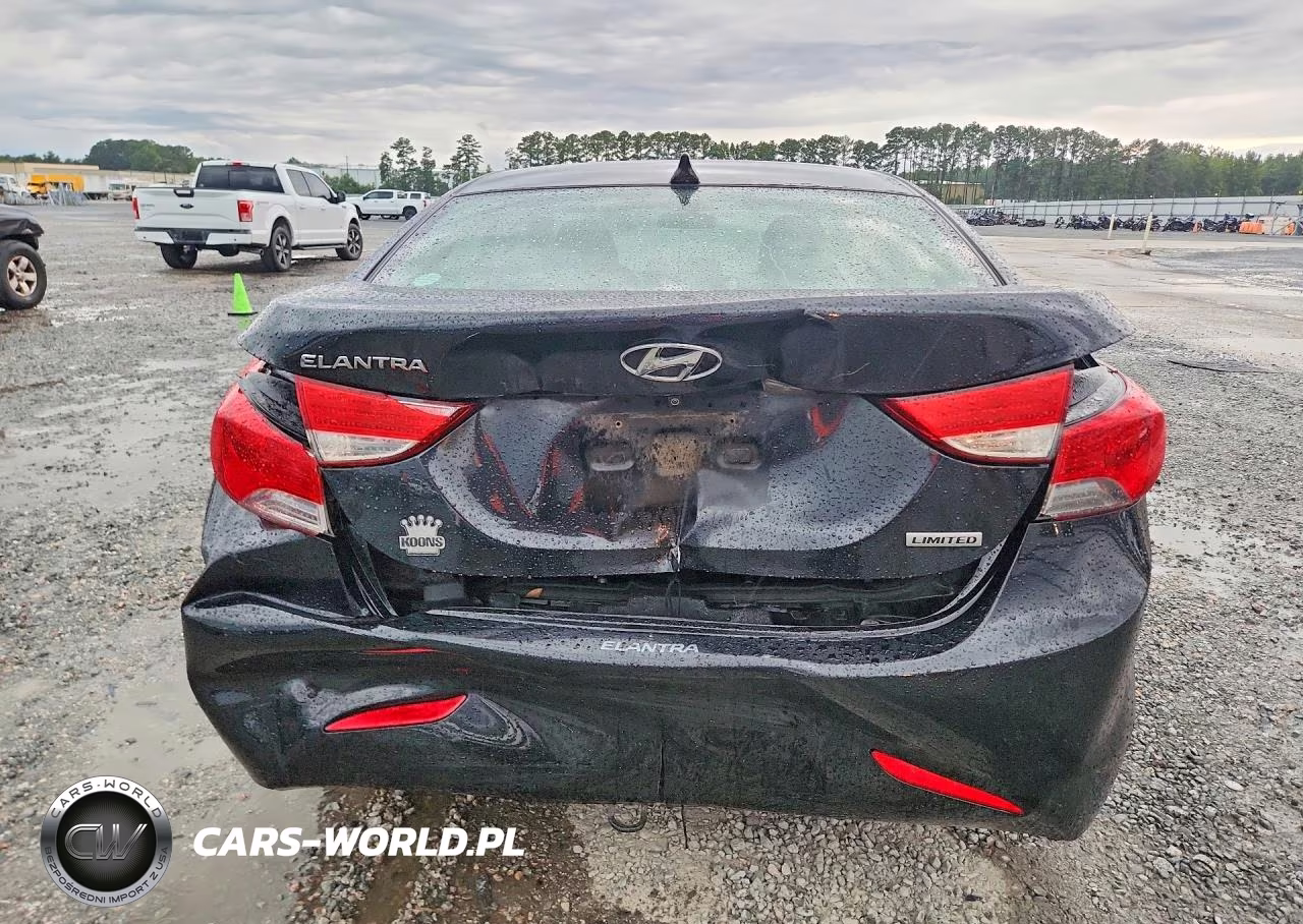 2012 Hyundai Elantra Limited VIN:5NPDH4AE7CH151467 - 6