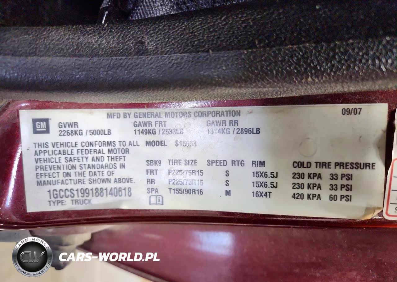 2008 Chevrolet Colorado VIN:1GCCS199188140618 - 12