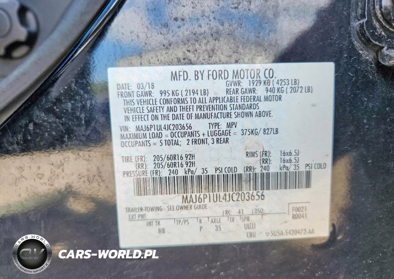 2018 Ford Ecosport Se VIN:MAJ6P1UL4JC203656 - 12