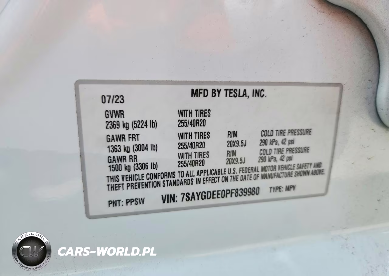 2023 Tesla Model Y VIN:7SAYGDEE0PF839980 - 13