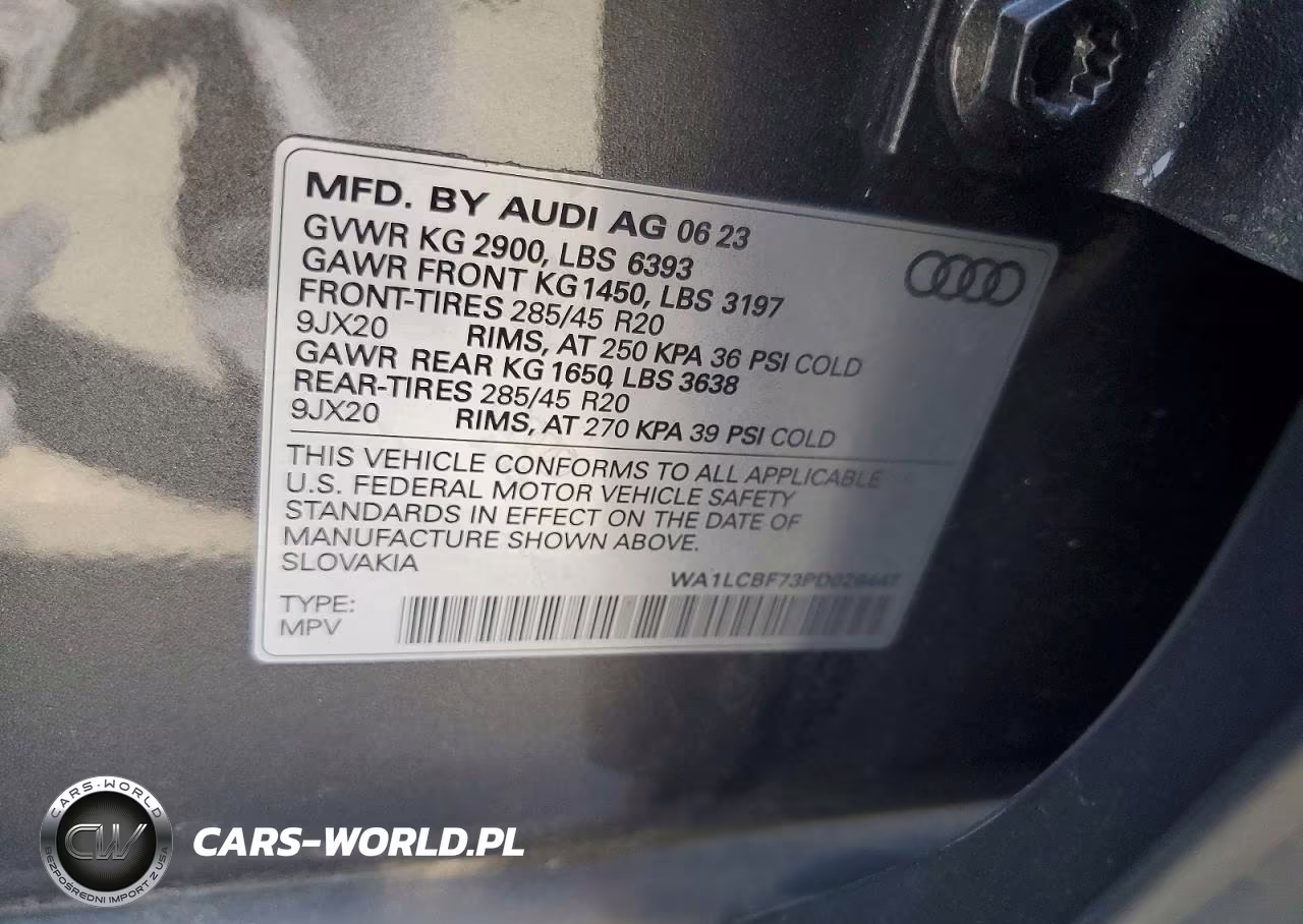 2023 Audi Q7 Premium Plus VIN:WA1LCBF73PD026447 - 14