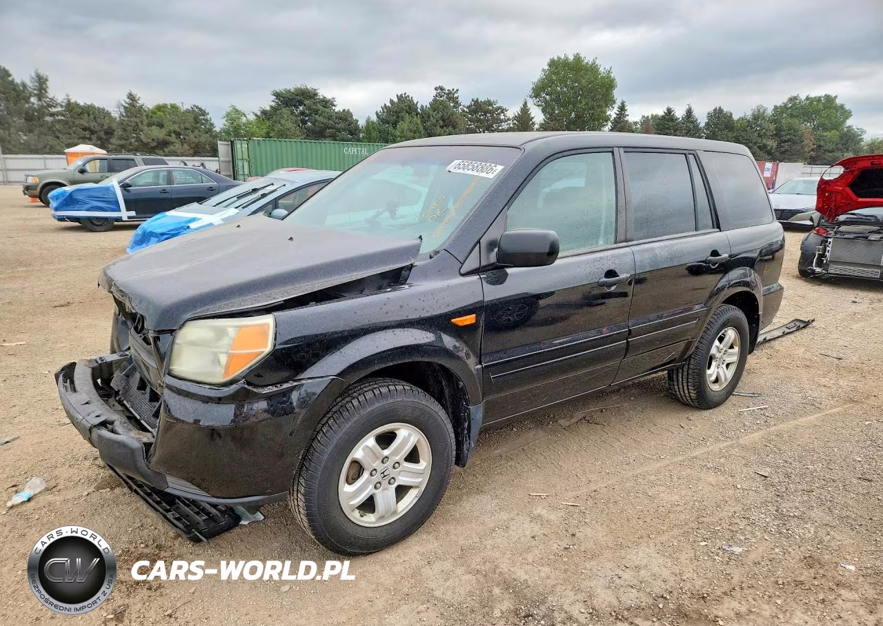 2006 Honda Pilot Lx VIN:5FNYF18176B021281 - 1