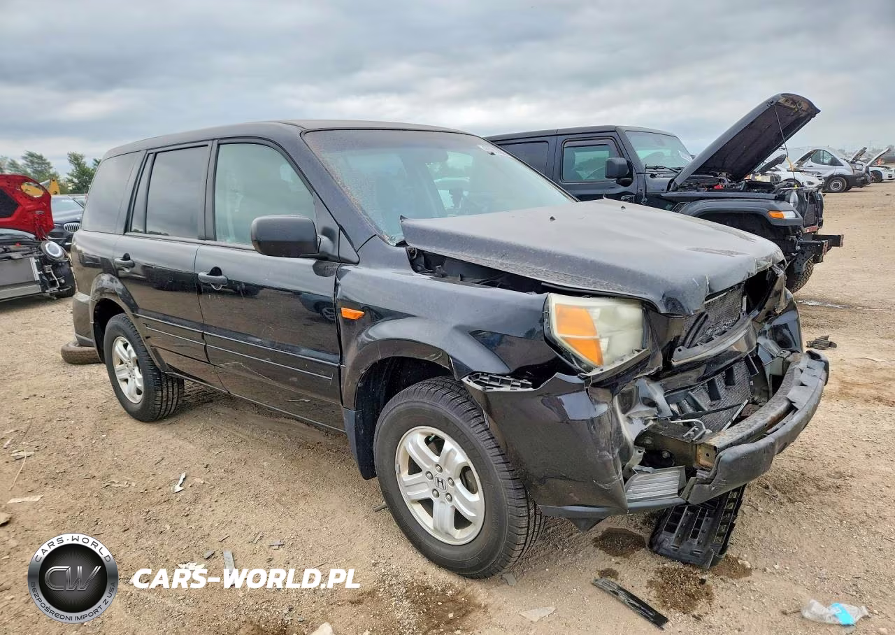 2006 Honda Pilot Lx VIN:5FNYF18176B021281 - 4