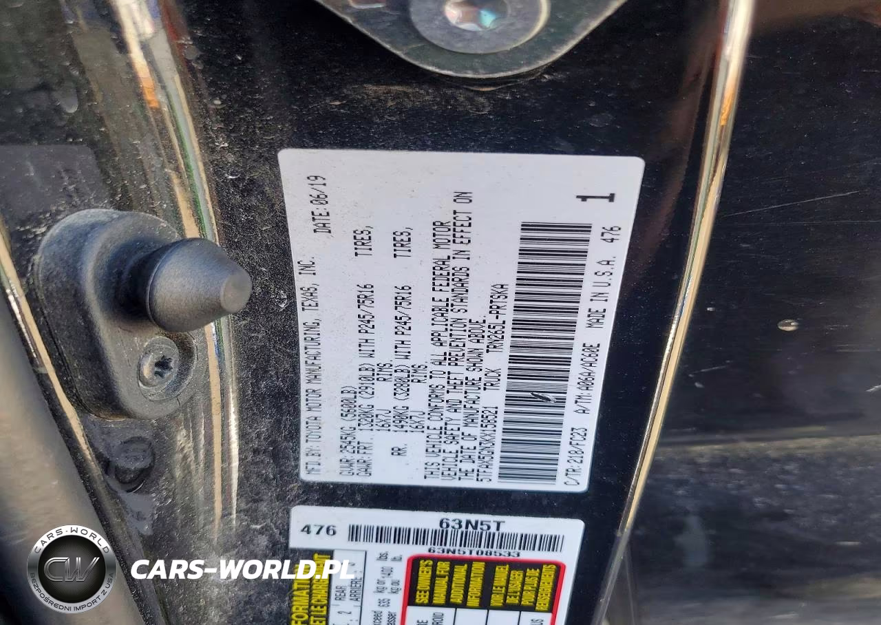 2019 Toyota Tacoma VIN:5TFAX5GN3KX158521 - 12