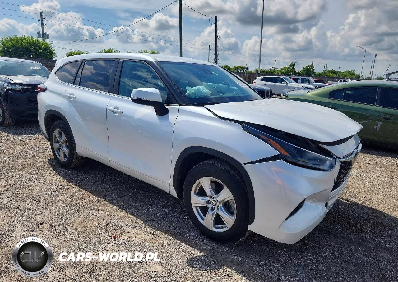 2025 Toyota Highlander Le VIN:5TDKDRAH2SS550709 - 4