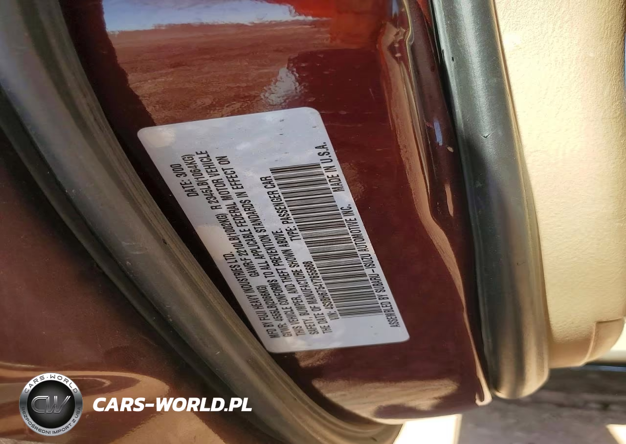 2000 Subaru Legacy Outback Awp VIN:4S3BH6754Y7655688 - 12