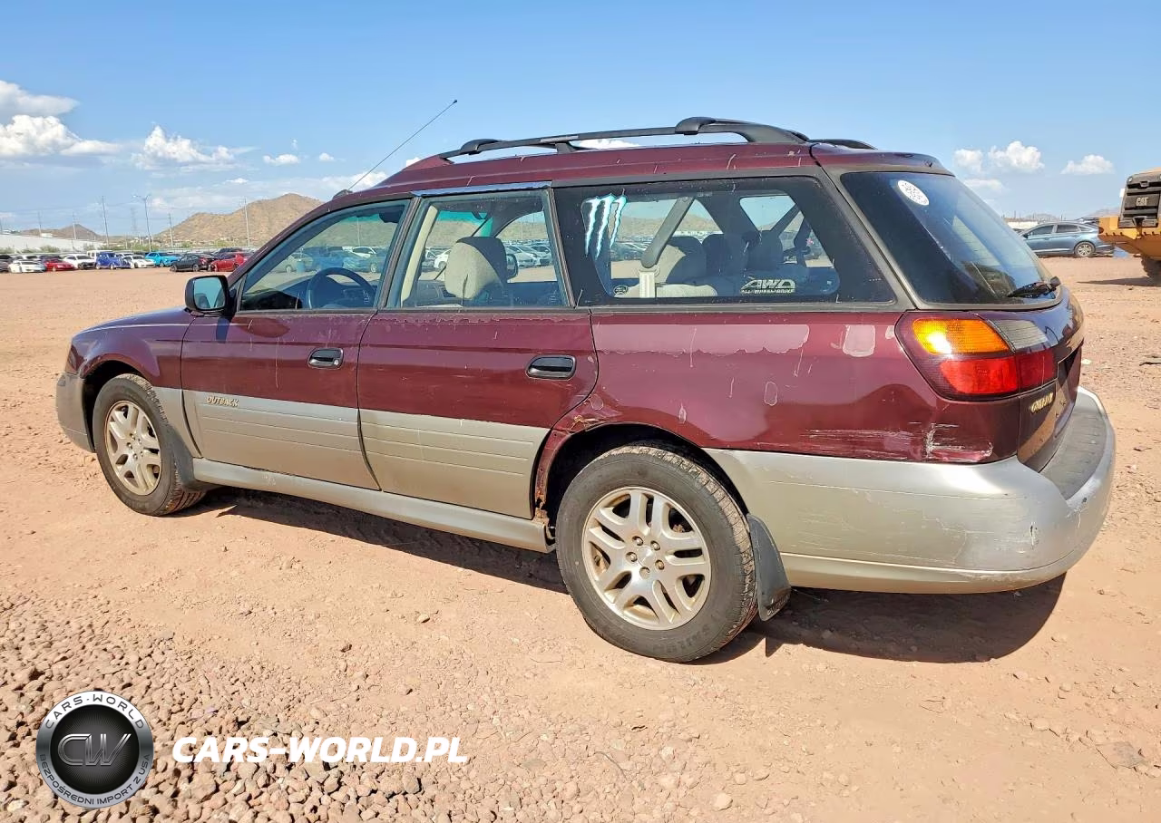 2000 Subaru Legacy Outback Awp VIN:4S3BH6754Y7655688 - 2