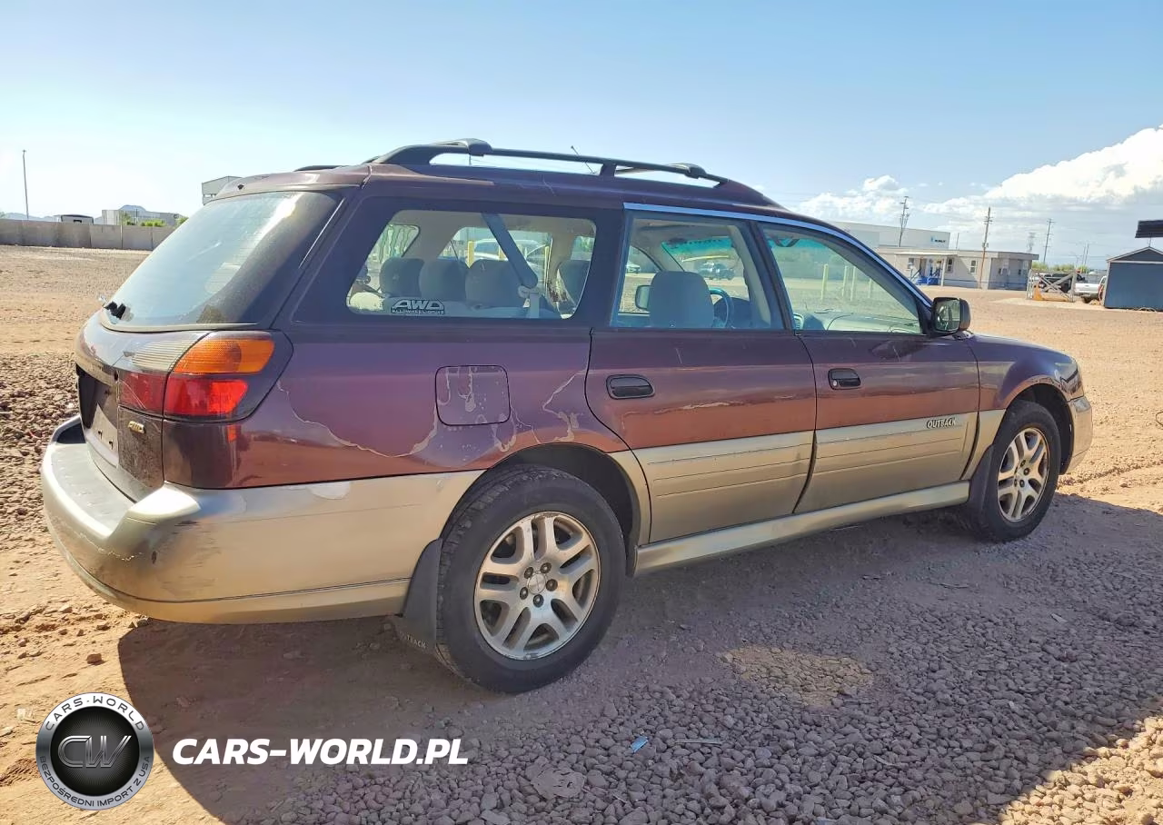 2000 Subaru Legacy Outback Awp VIN:4S3BH6754Y7655688 - 3