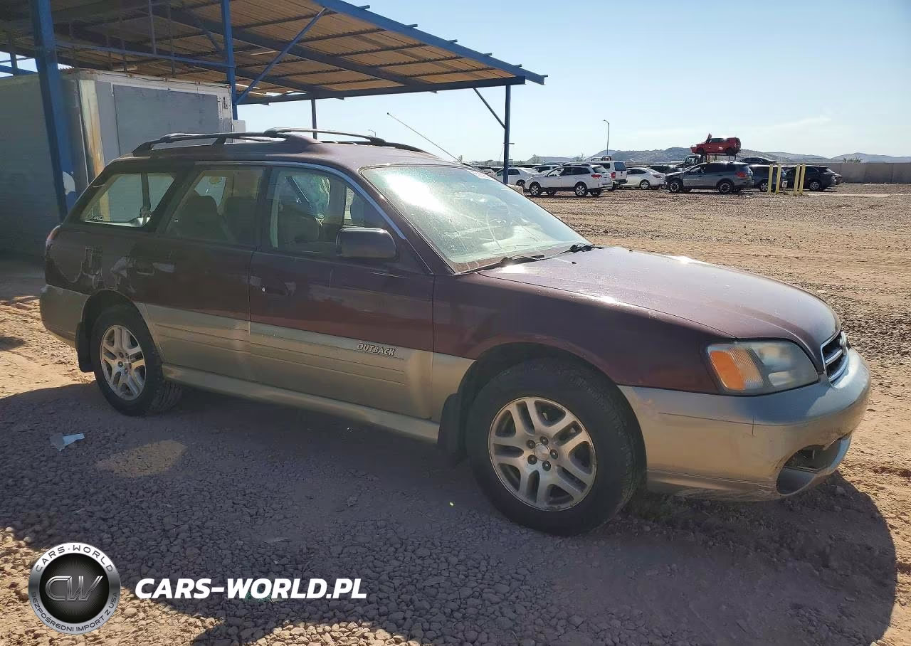 2000 Subaru Legacy Outback Awp VIN:4S3BH6754Y7655688 - 4