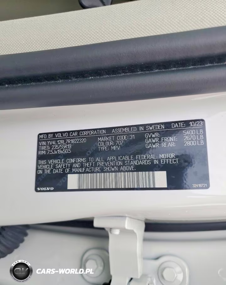 2024 Volvo Xc60 Plus VIN:YV4L12RL7R1822320 - 14