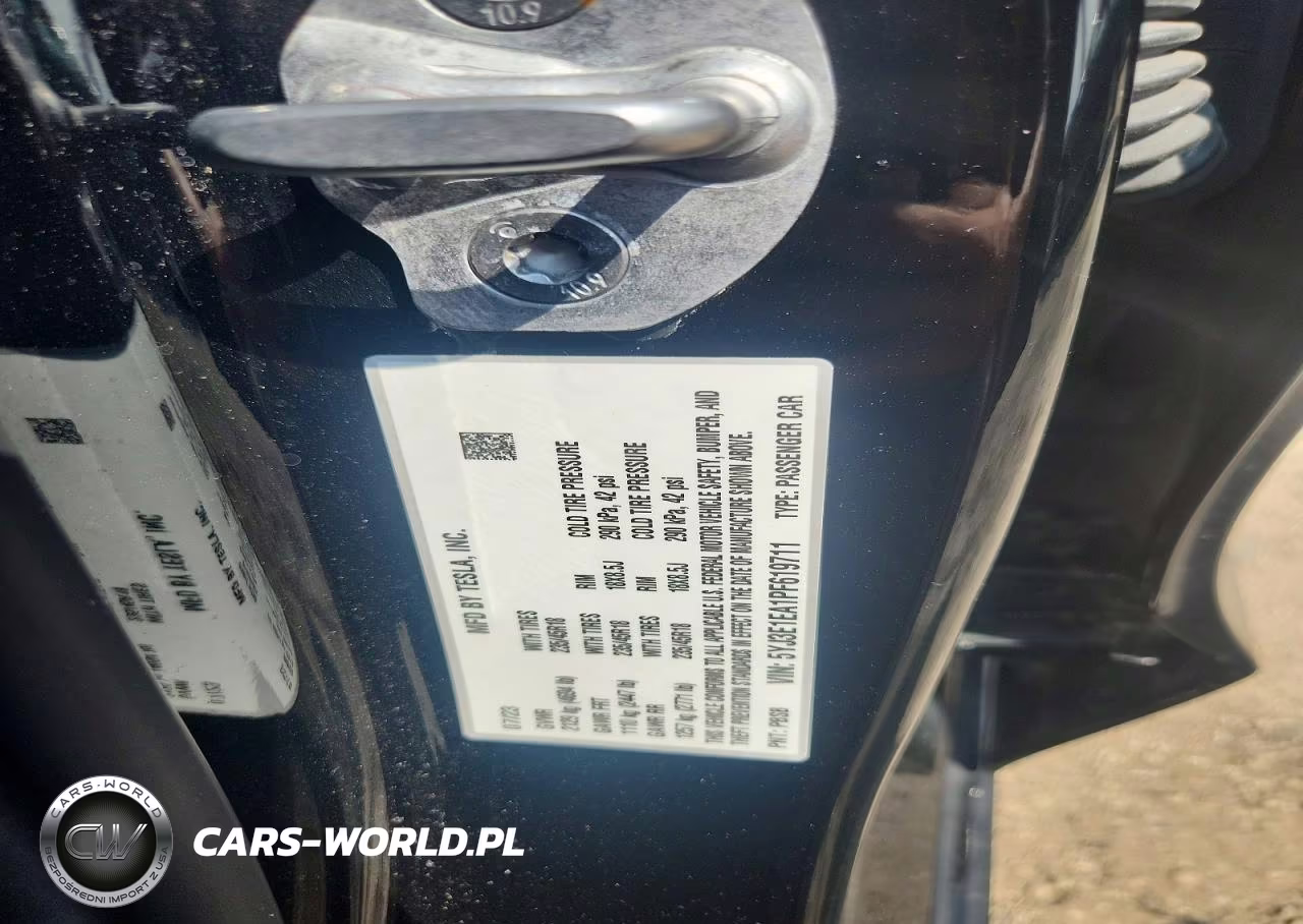 2023 Tesla Model 3 VIN:5YJ3E1EA1PF619711 - 12