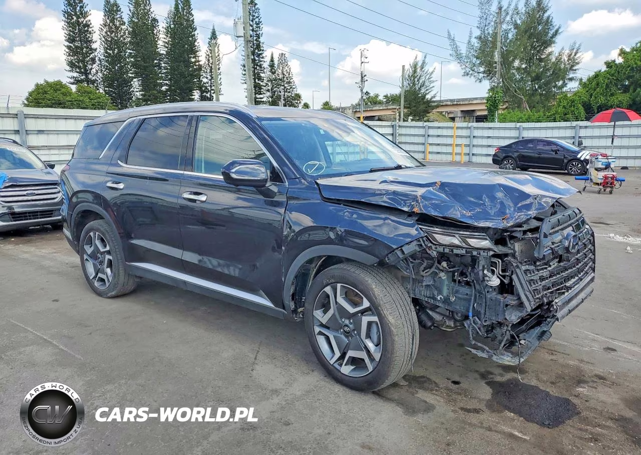 2024 Hyundai Palisade Sel Premium VIN:KM8R44GE6RU777532 - 4