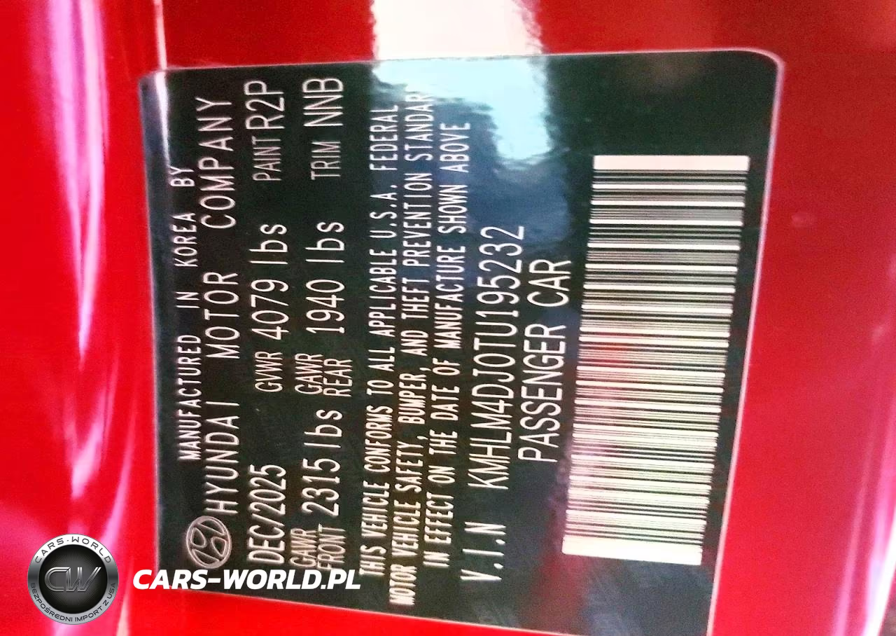 2026 Hyundai Elantra Hybrid Blue VIN:KMHLM4DJ0TU195232 - 12