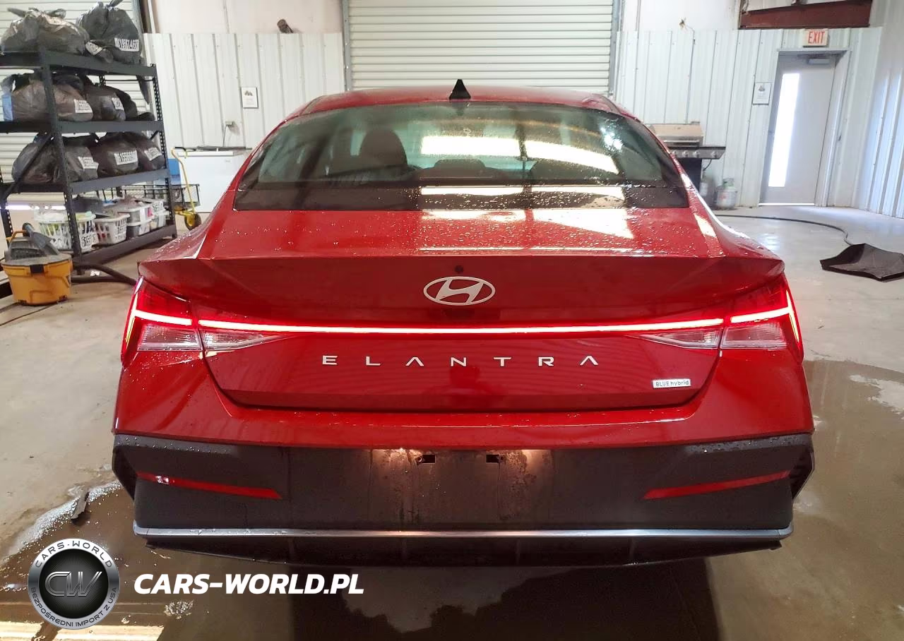 2026 Hyundai Elantra Hybrid Blue VIN:KMHLM4DJ0TU195232 - 6