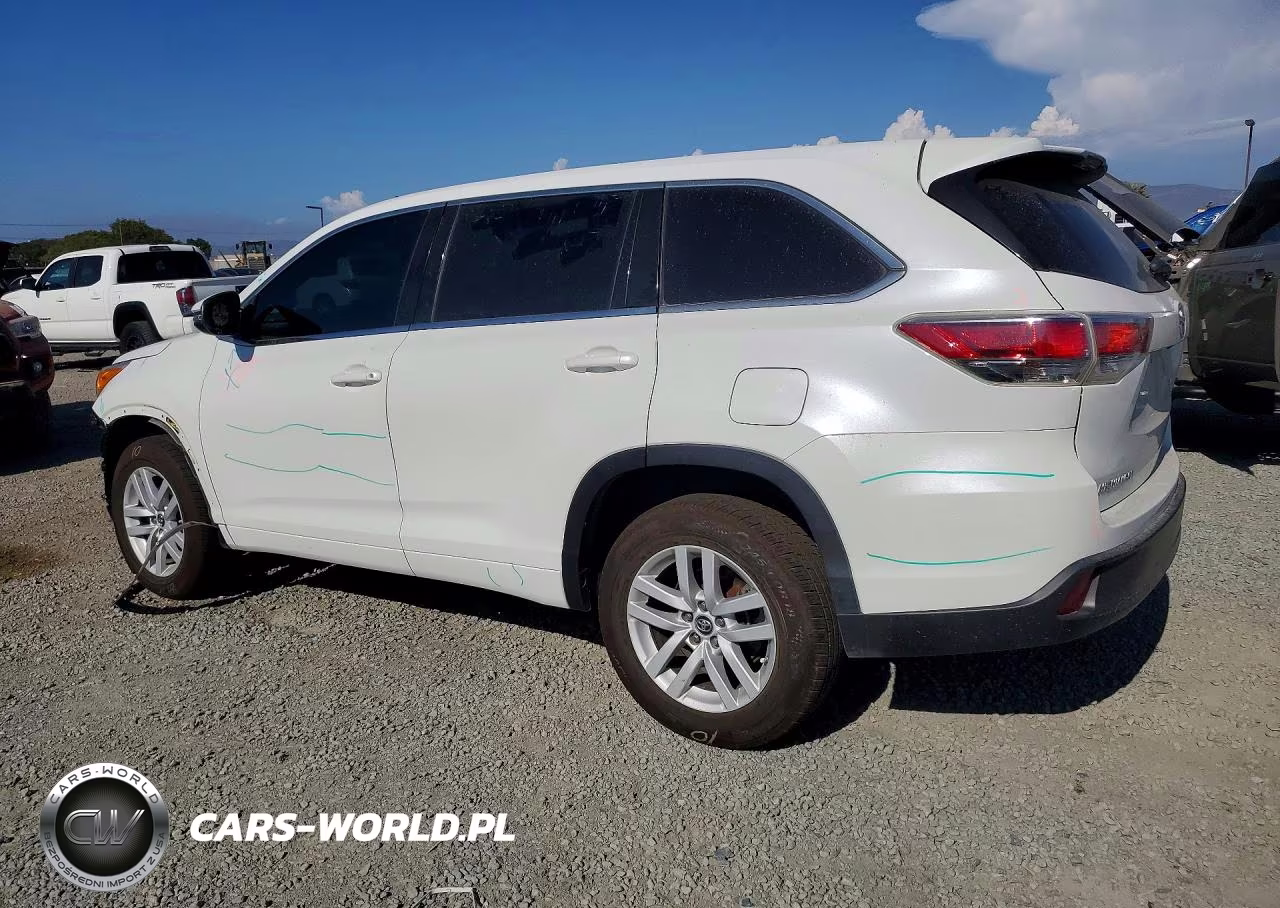 2016 Toyota Highlander Le VIN:5TDZARFH9GS019434 - 2