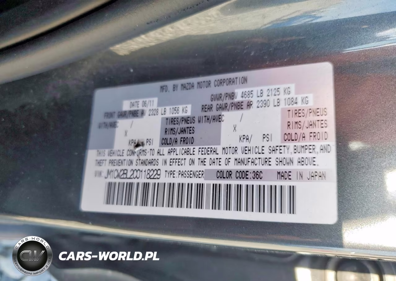 2012 Mazda 5 VIN:JM1CW2BL2C0118229 - 12