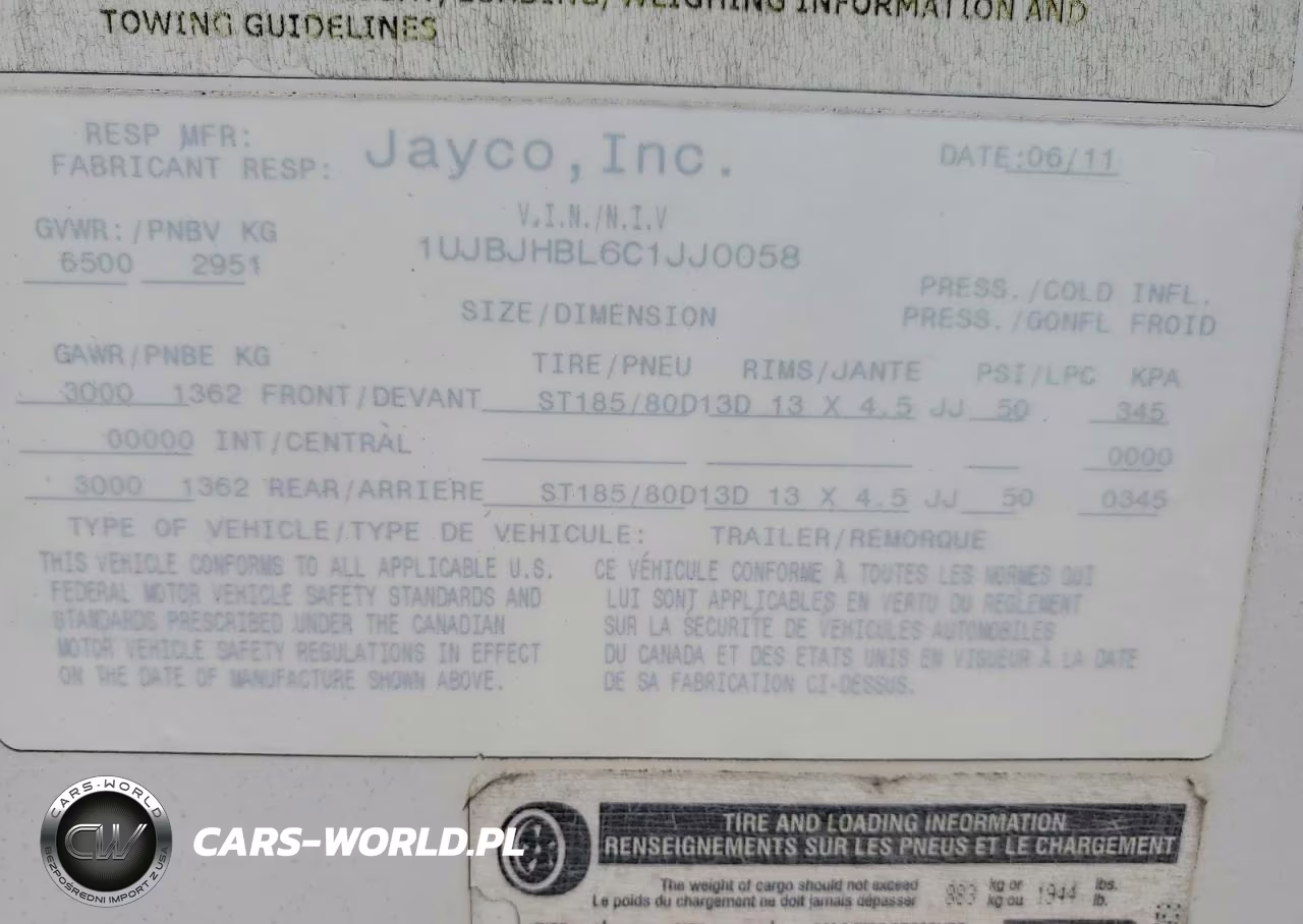2012 Jayco Jay Feather Camper VIN:1UJBJHBL6C1JJ0058 - 10