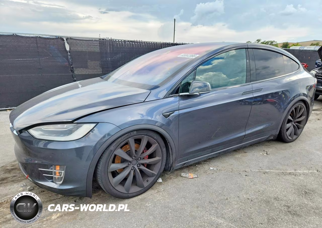 2017 Tesla Model X VIN:5YJXCDE43HF059615 - 1