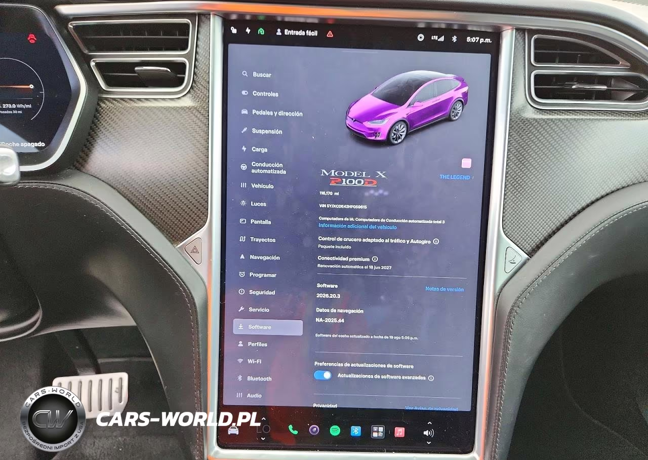 2017 Tesla Model X VIN:5YJXCDE43HF059615 - 9