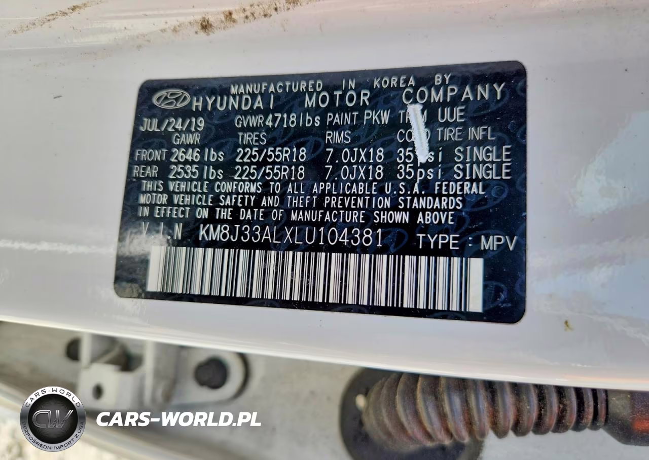 2020 Hyundai Tucson Ultimate VIN:KM8J33ALXLU104381 - 13