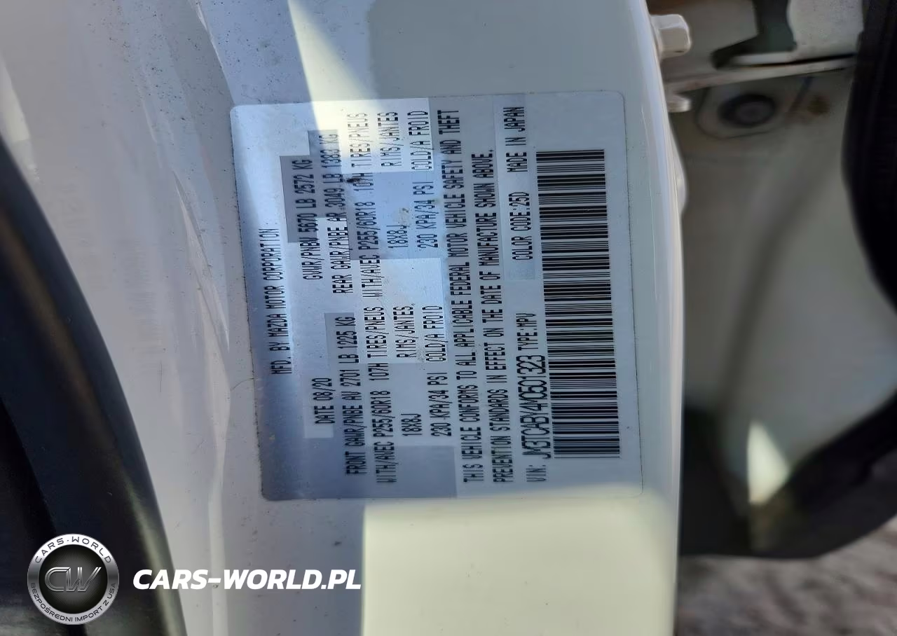 2021 Mazda Cx-9 Sport VIN:JM3TCABY4M0501323 - 14