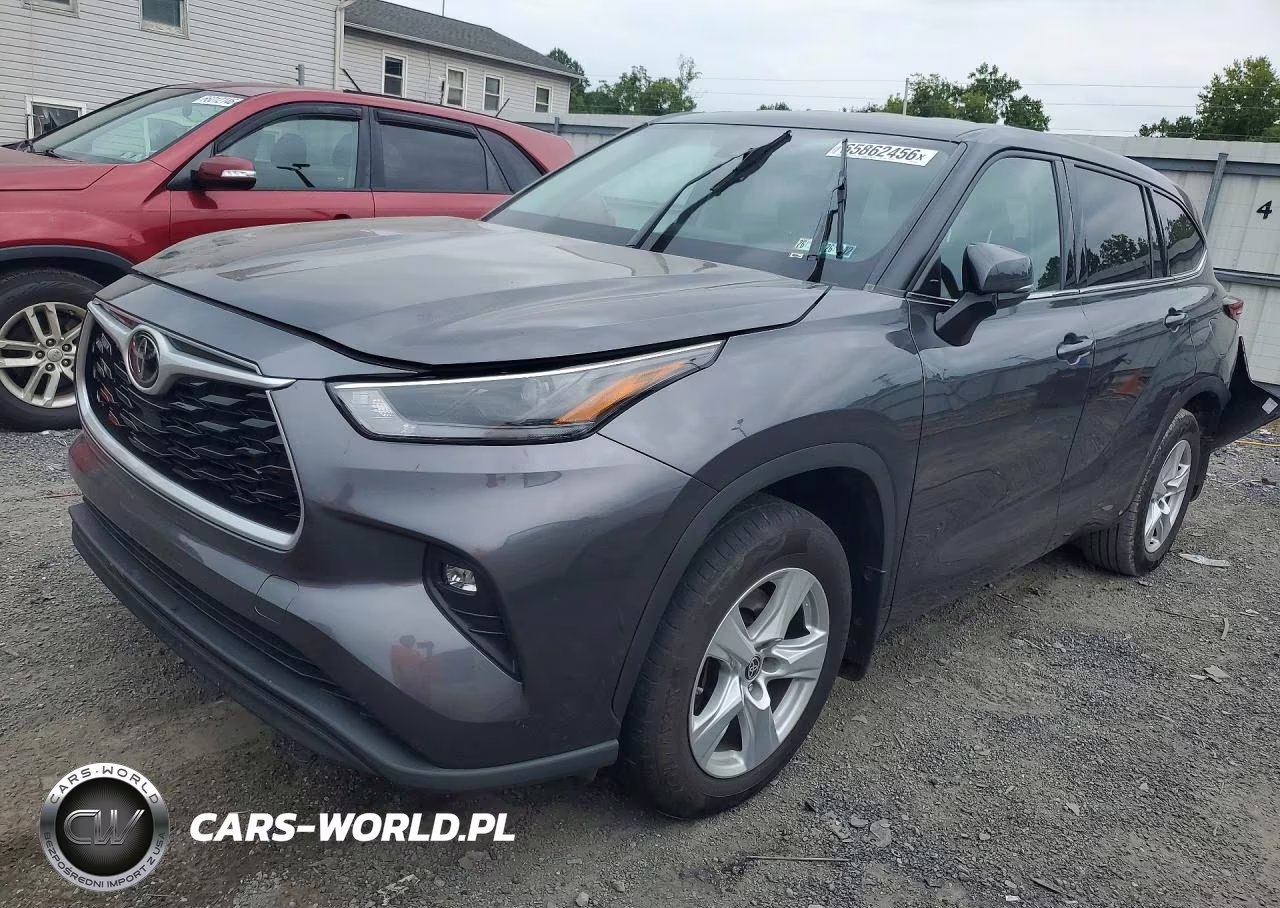 2022 Toyota Highlander Le VIN:5TDBZRBH8NS254548 - 1