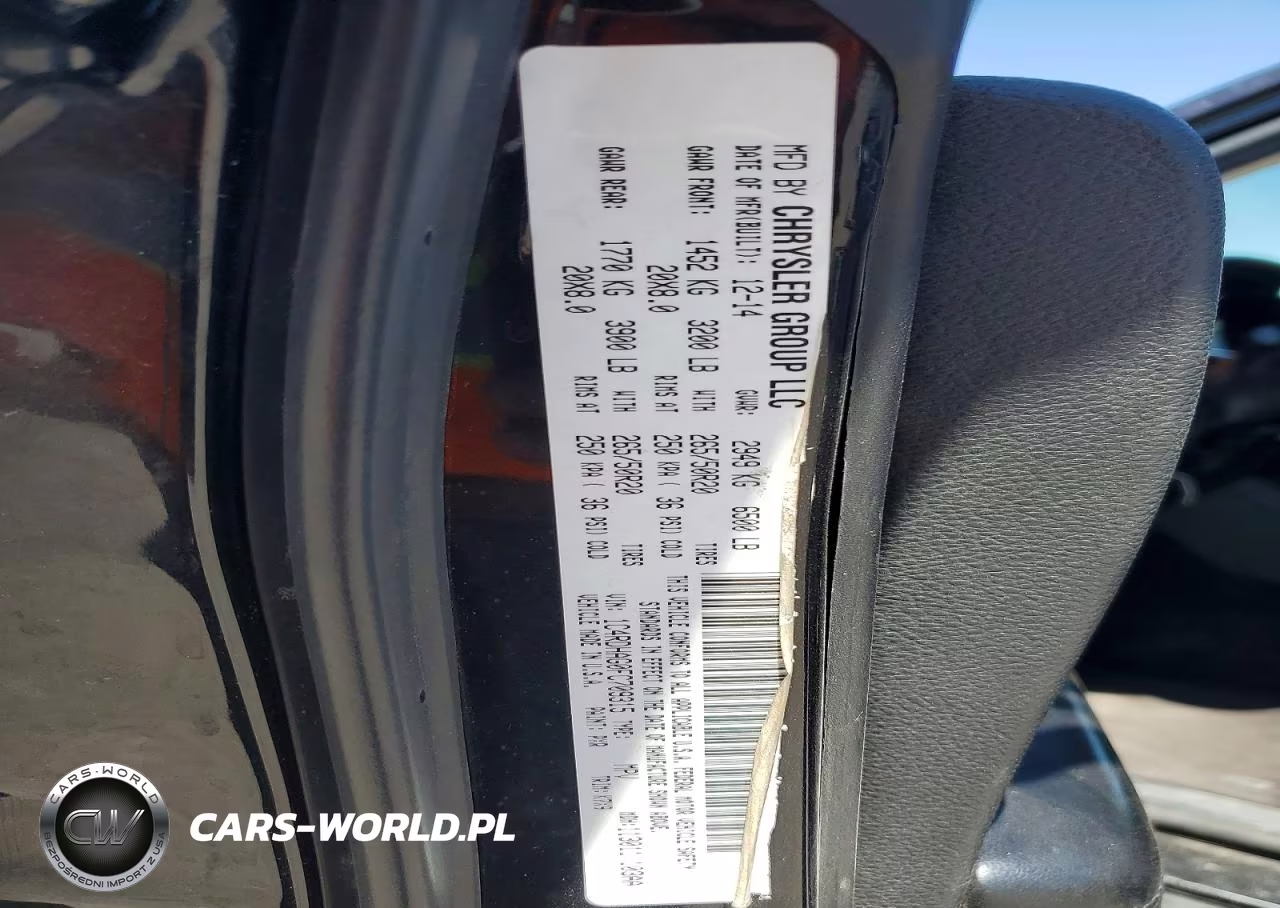 2015 Dodge Durango Sxt VIN:1C4RDHAG0FC709315 - 14