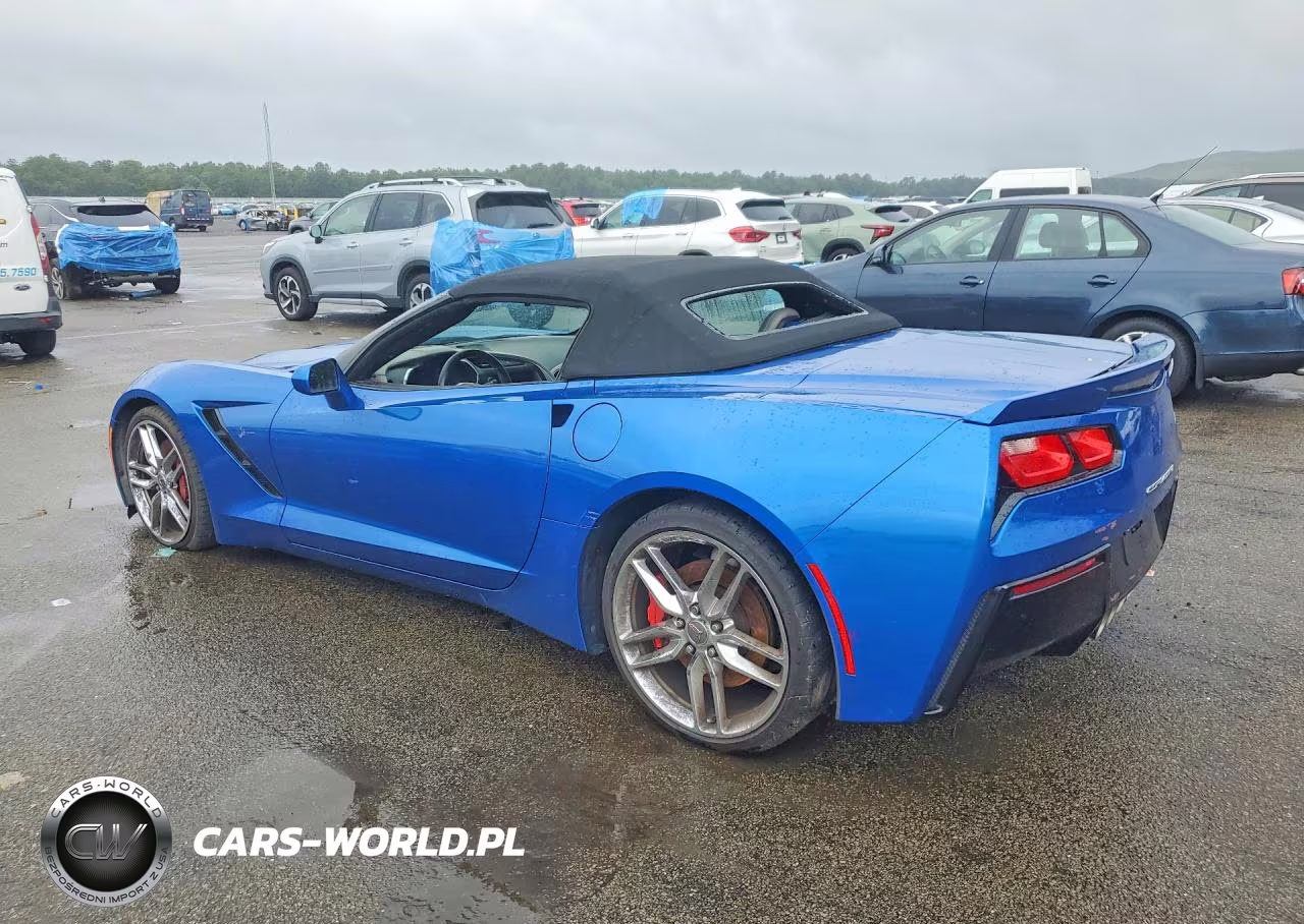 2014 Chevrolet Corvette Stingray Z51 3Lt VIN:1G1YM3D7XE5134954 - 2