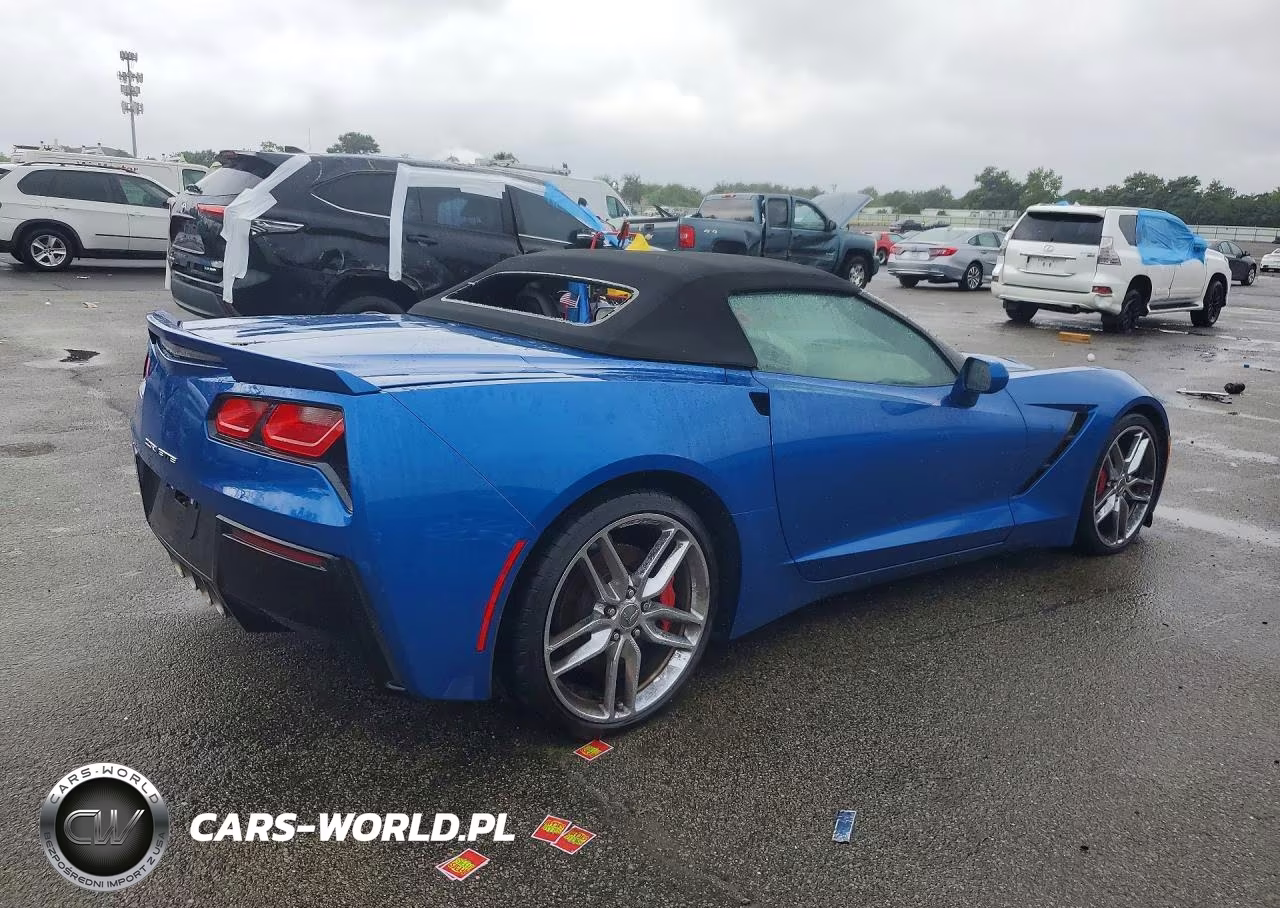 2014 Chevrolet Corvette Stingray Z51 3Lt VIN:1G1YM3D7XE5134954 - 3