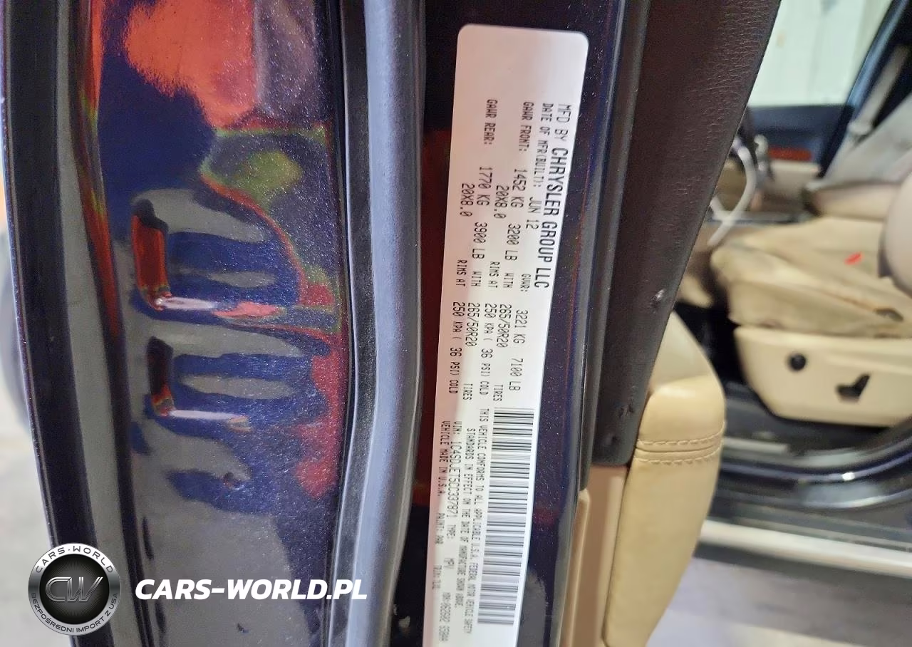 2012 Dodge Durango Citadel VIN:1C4SDJET5CC337871 - 13