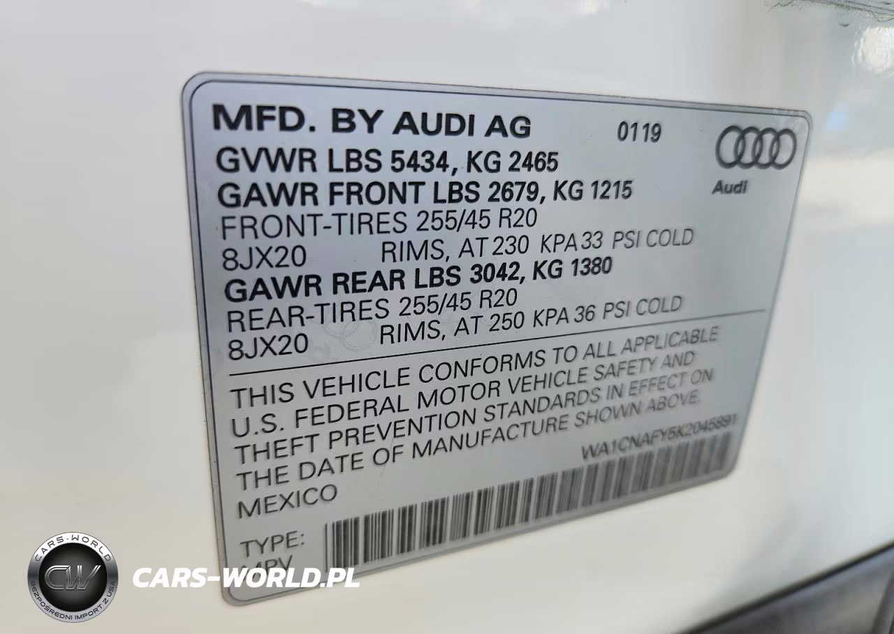 2019 Audi Q5 Prestige VIN:WA1CNAFY5K2045891 - 12