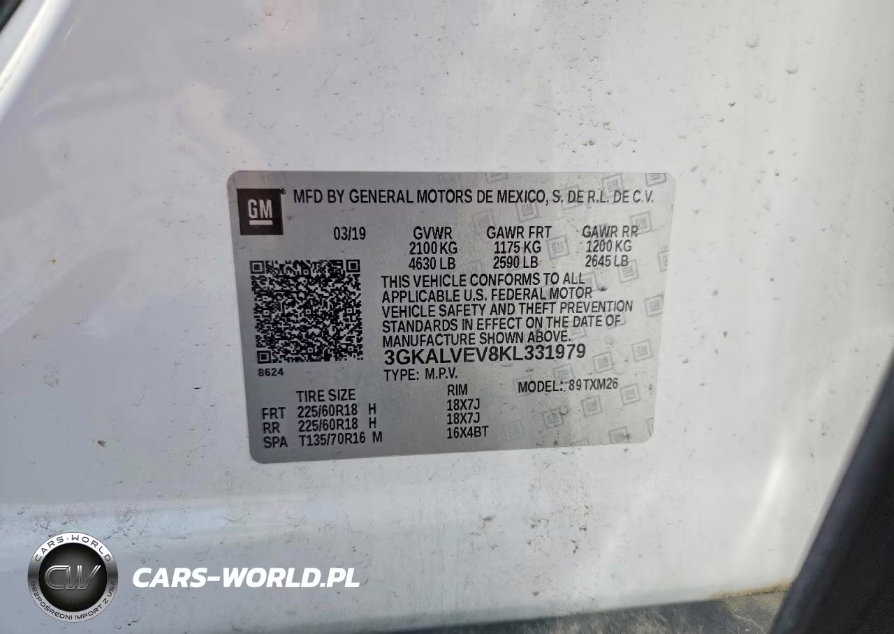 2019 GMC Terrain Slt VIN:3GKALVEV8KL331979 - 13