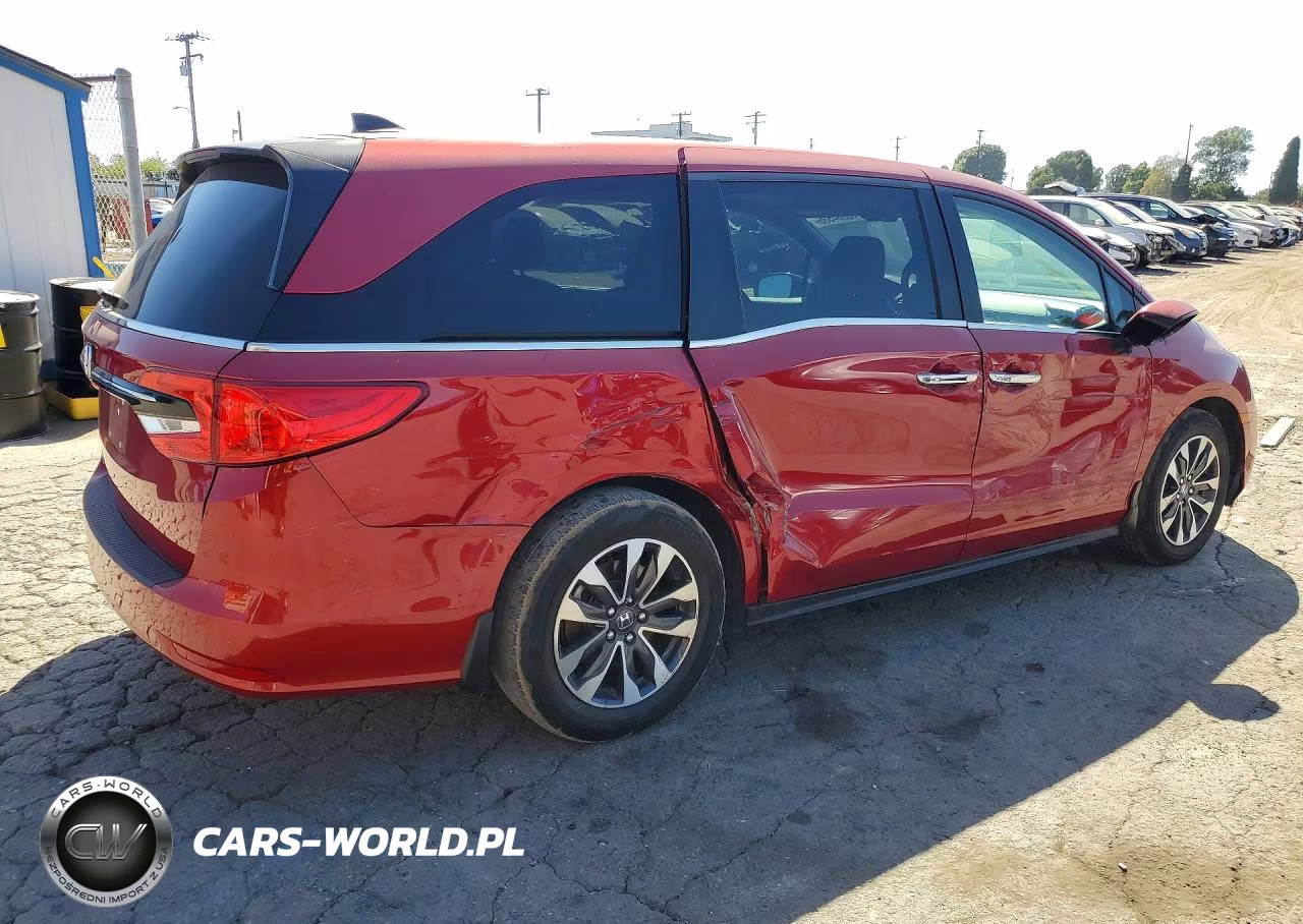 2022 Honda Odyssey Exl VIN:5FNRL6H74NB046104 - 3