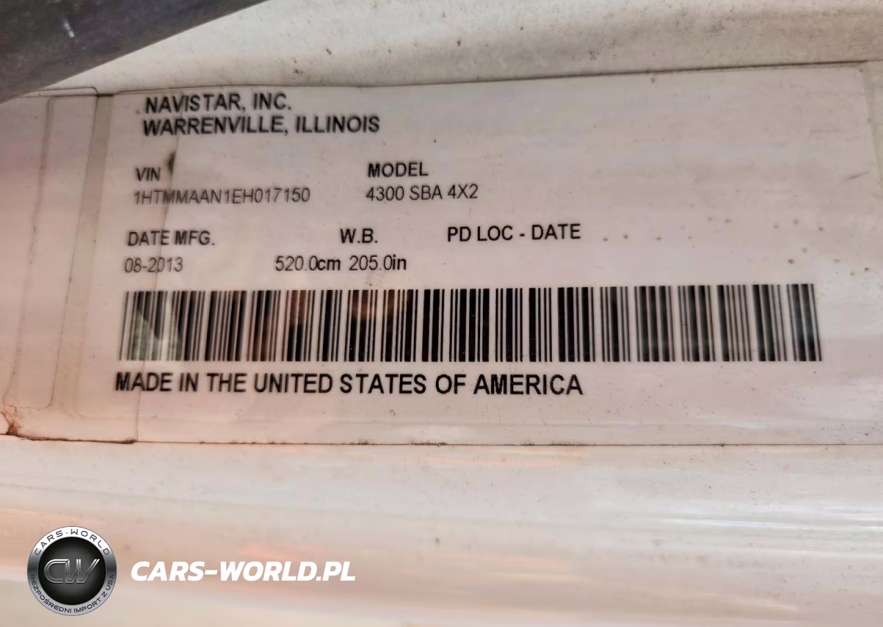 2014 International 4300 Box Truck VIN:1HTMMAAN1EH017150 - 13