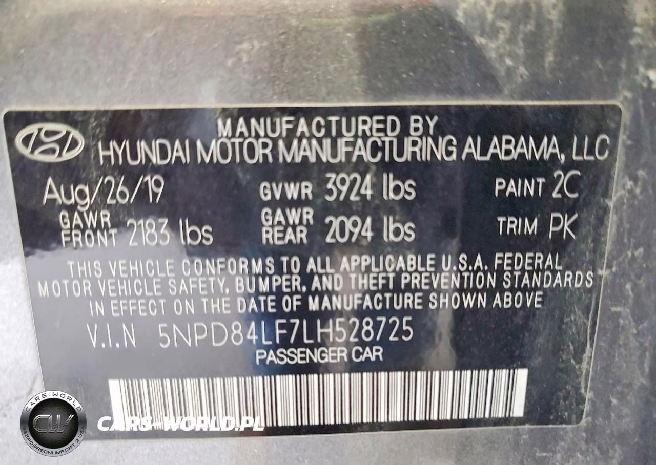 2020 Hyundai Elantra Sel VIN:5NPD84LF7LH528725 - 12