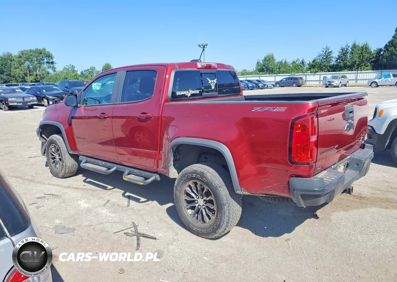 2018 Chevrolet Colorado Zr2 VIN:1GCGTEEN3J1156911 - 2