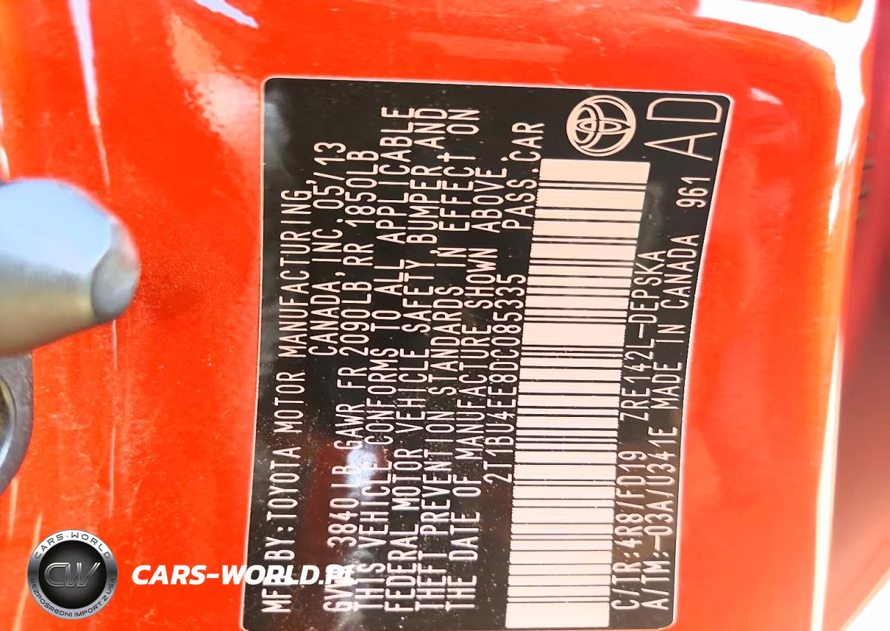 2013 Toyota Corolla S Special Edition VIN:2T1BU4EE8DC085335 - 12