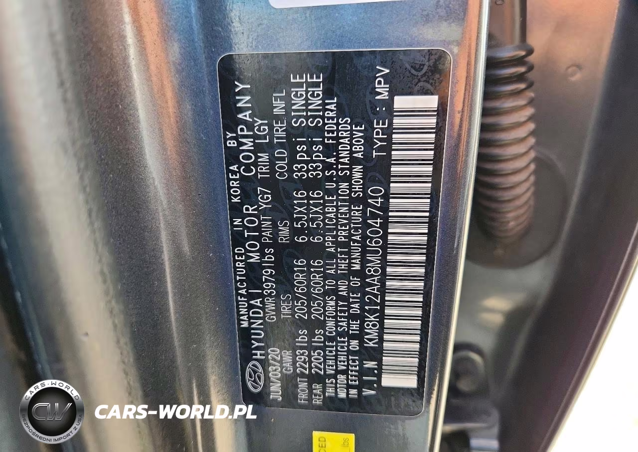 2021 Hyundai Kona Se VIN:KM8K12AA8MU604740 - 12