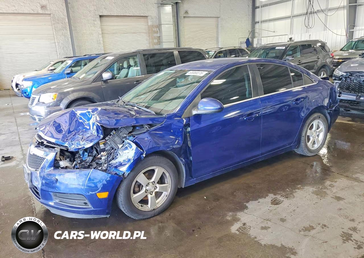2013 Chevrolet Cruze Lt VIN:1G1PC5SB7D7254697 - 1
