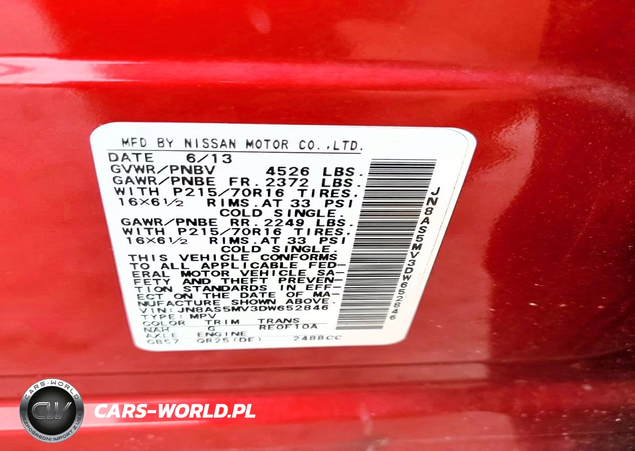 2013 Nissan Rogue S VIN:JN8AS5MV3DW652846 - 14